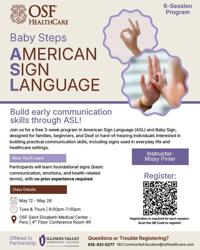 Program In Asl Learn Basics Of American Sign Language And Baby Sign In Peru | 103.9 ...