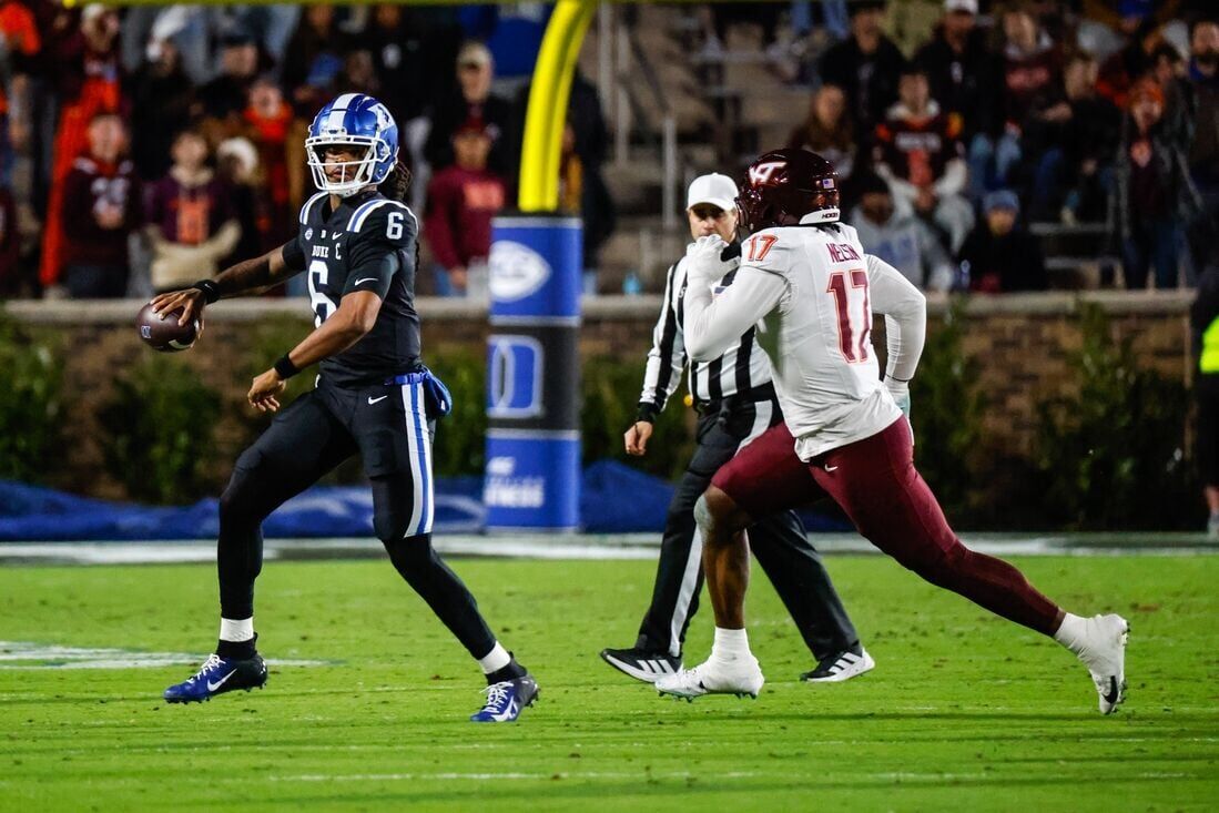 Maalik Murphy Throws 3 TDs, Helps Duke Outlast Virginia Tech | National ...