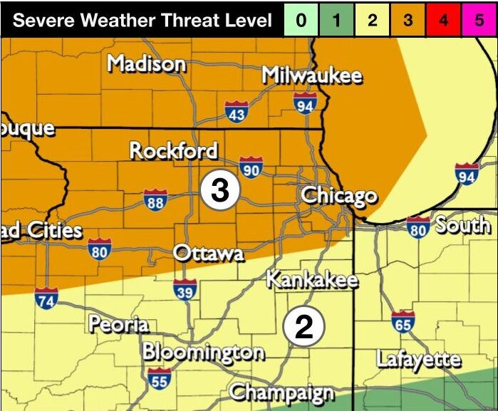 Elevated Risk Of Severe Thunderstorms This Afternoon And Evening | 103. ...
