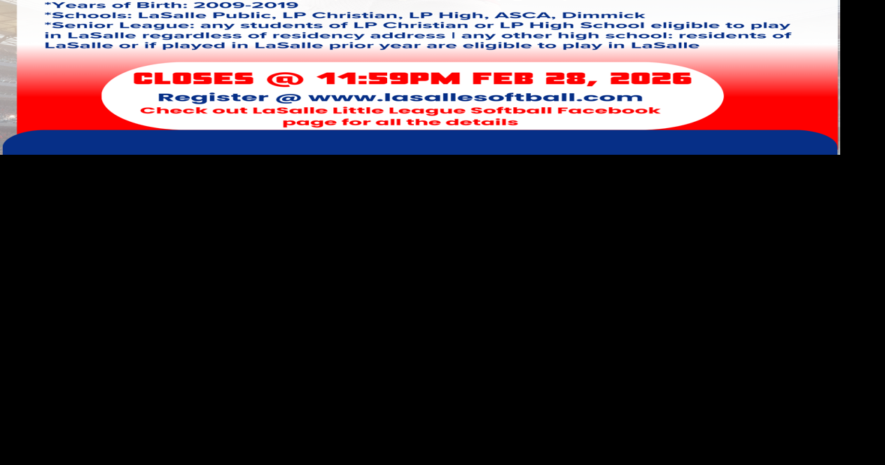 Last call for 2026 Little League Baseball and Softball | 103.9 WLPO ...