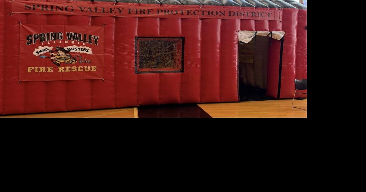 Spring Valley Firefighters Introduce Portable, Inflatable Fire Safety ...