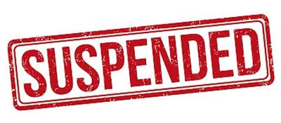 Suspended
