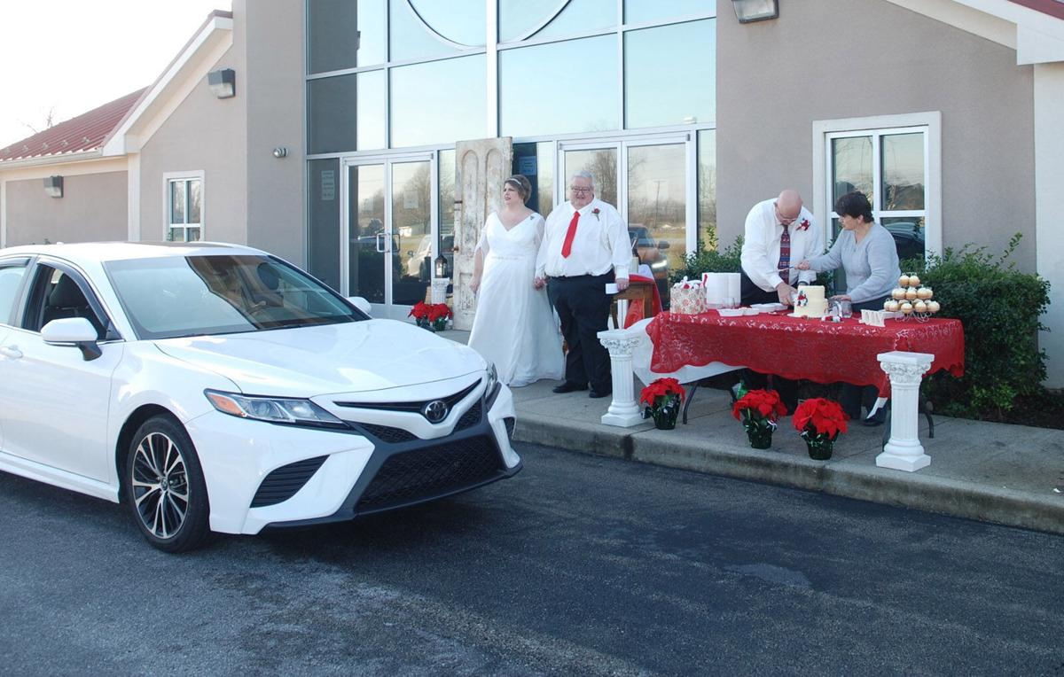 COVID can't cancel wedding; couple moves ceremony outside  News 