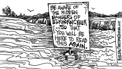 Cartoon: Beware the hidden dangers of the Elkhorn Opinion state Cartoon: Beware the hidden dangers of the Elkhorn Opinion state
