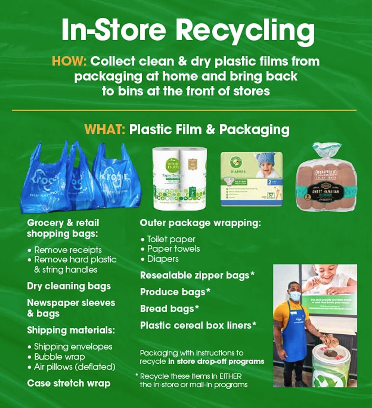 Kroger plastic bag recycling new arrivals