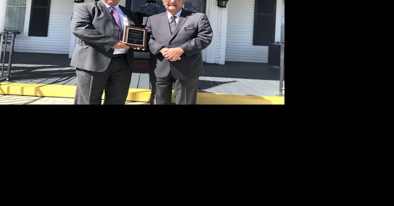 Kimball honored for 26 years of service to Nicholson Funeral Home