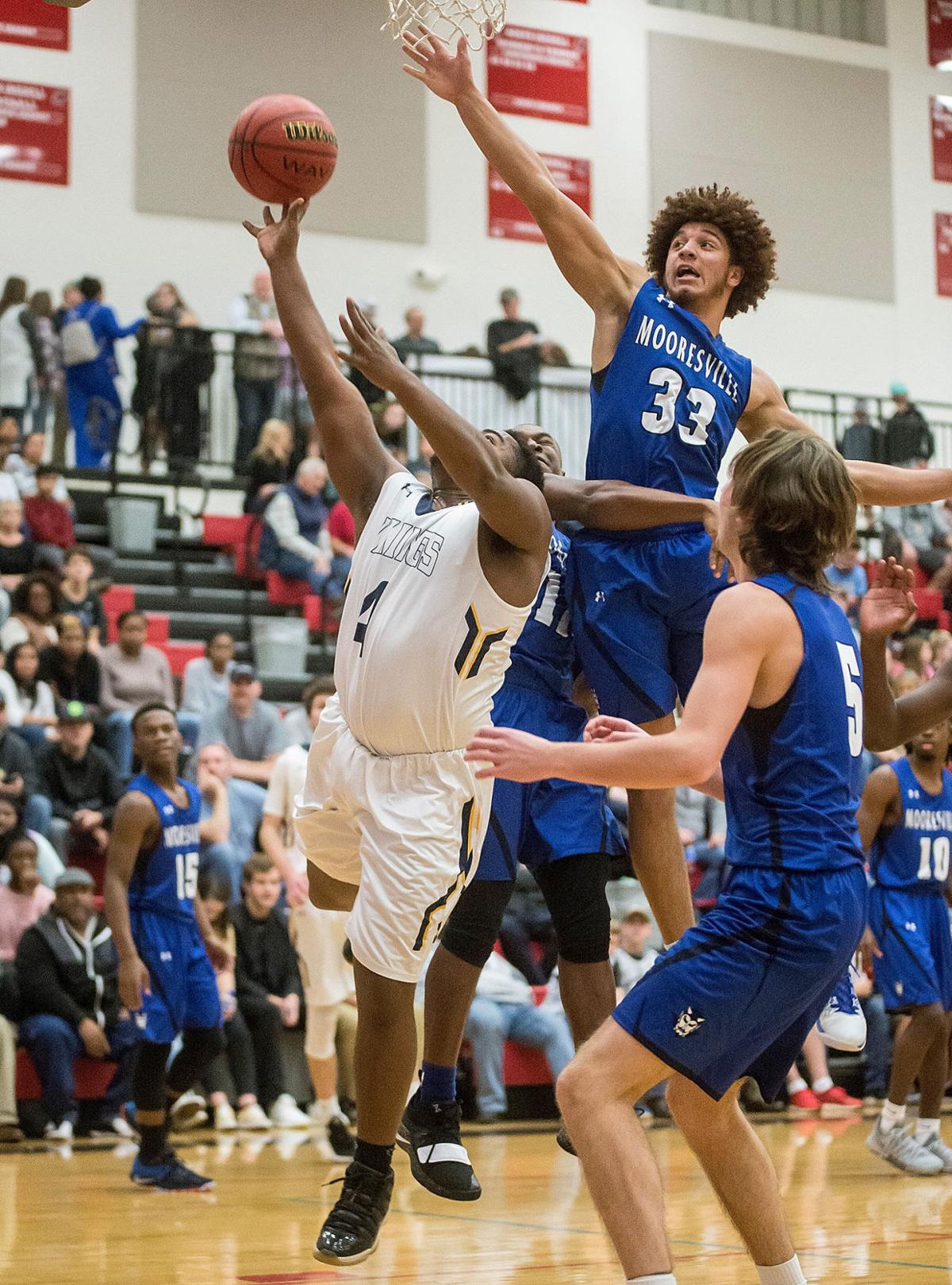 High School Boys Basketball Mooresville Rallies Past South