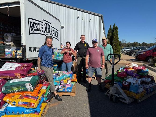 Hurricane animals helped by Rescue Ranch in Statesville NC