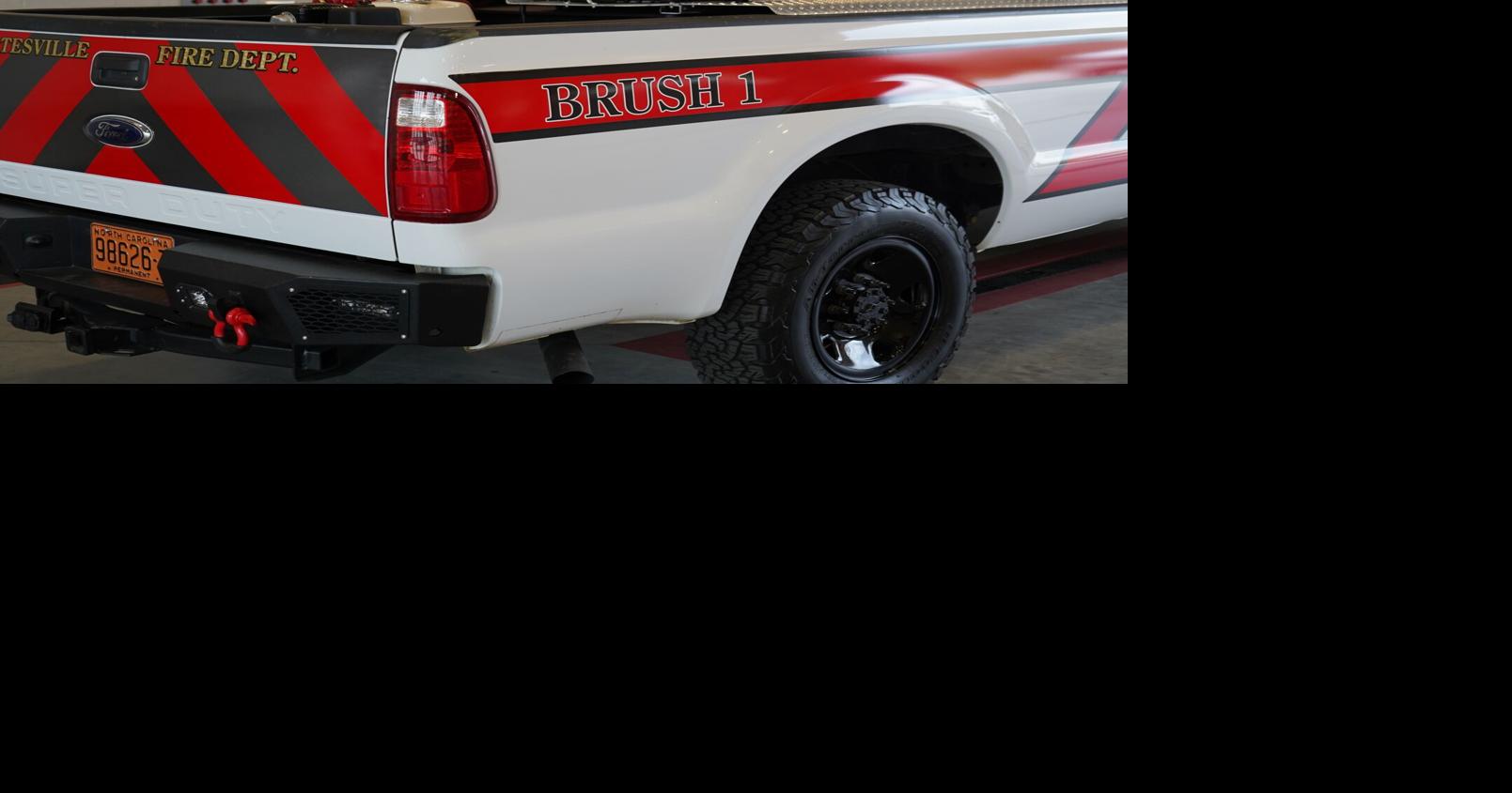 Statesville firefighters turn surplus vehicle into brush truck for fighting fires