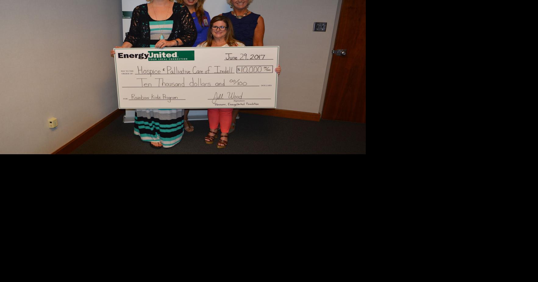 Community briefs EnergyUnited Foundation gives 10K to Rainbow Kidz