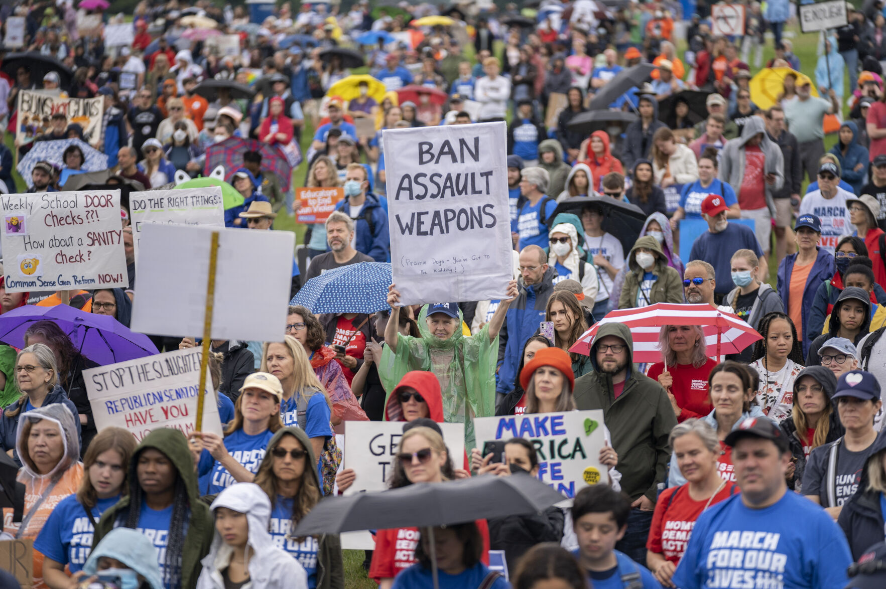 Thousands rally to demand gun law changes: See scenes from across US