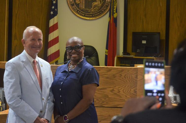 Chief Justice Paul Newby visits Iredell County Hall of Justice to