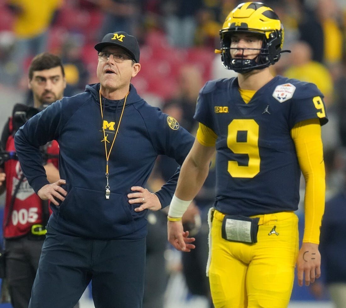 Will Jim Harbaugh stay at Michigan? If so, he needs to say so, again.