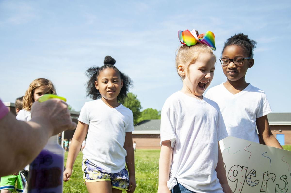 PHOTOS Troutman Elementary supports Relay for Life with Color Run