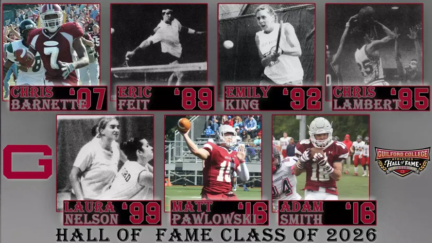 Seven Guilford Greats Selected As 57th Class To Athletics Hall of Fame