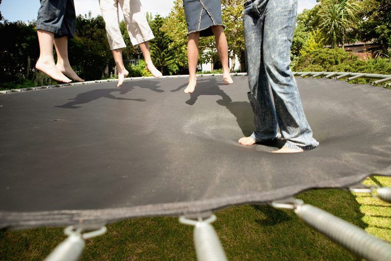 Trampolines, swimming pools and playground equipment are all considered attractive nuisances that could entice kids onto your property.