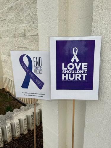 Iredell district attorney's office displays purple to raise awareness