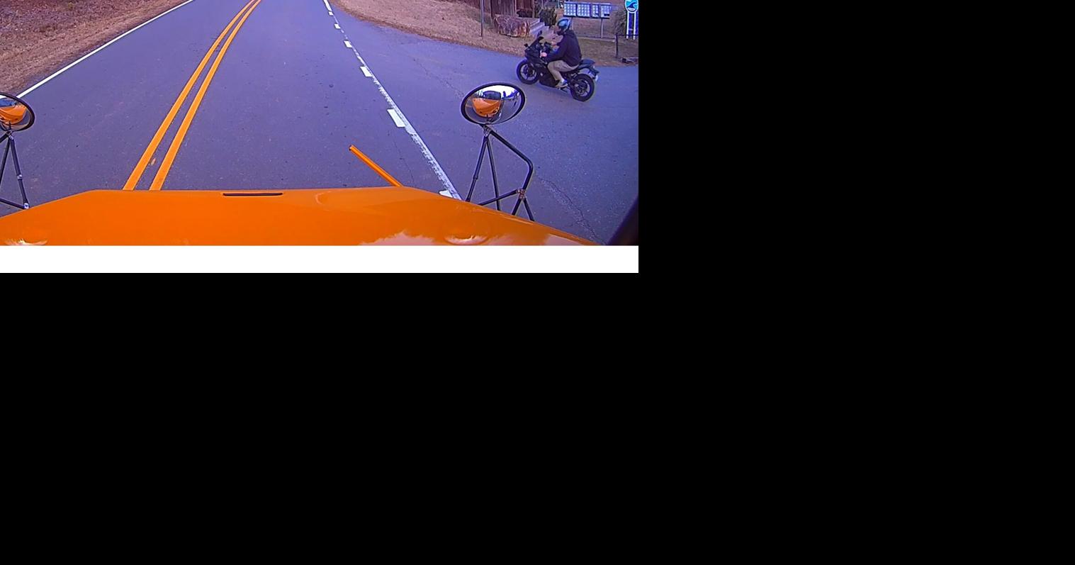 Iredell County NC motorcyclist wanted for passing school bus