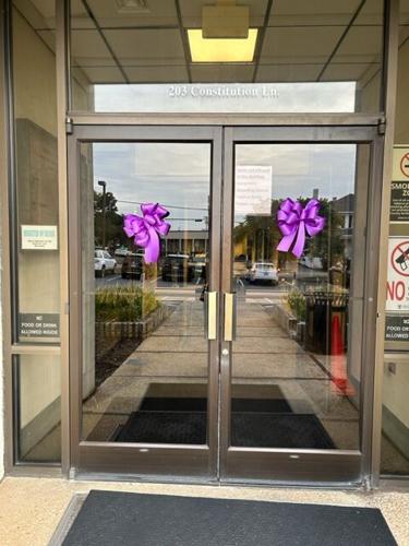 Iredell district attorney's office displays purple to raise awareness
