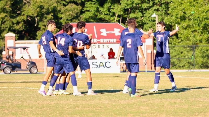 Men’s Soccer Claims Best Start in Program History with 2-0 Victory at Lenoir-Rhyne