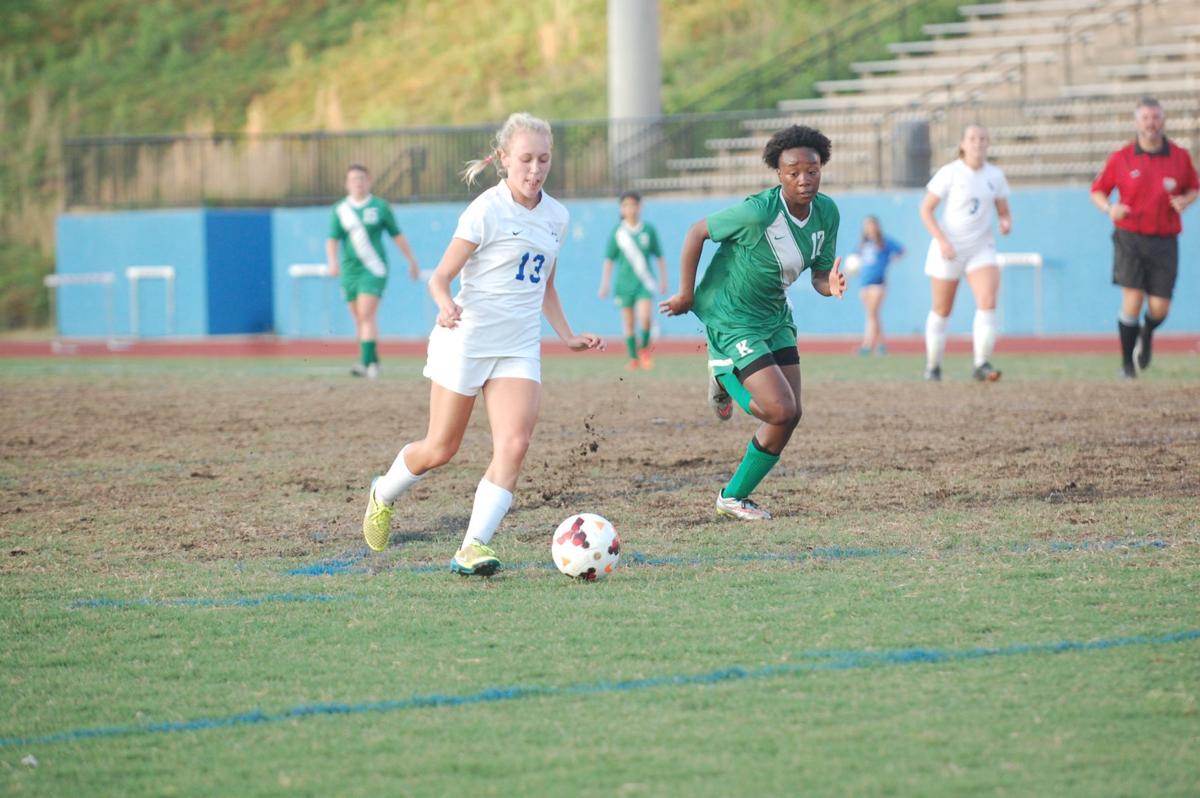 GIRLS SOCCER Lake Norman scores in each half, advances with win over