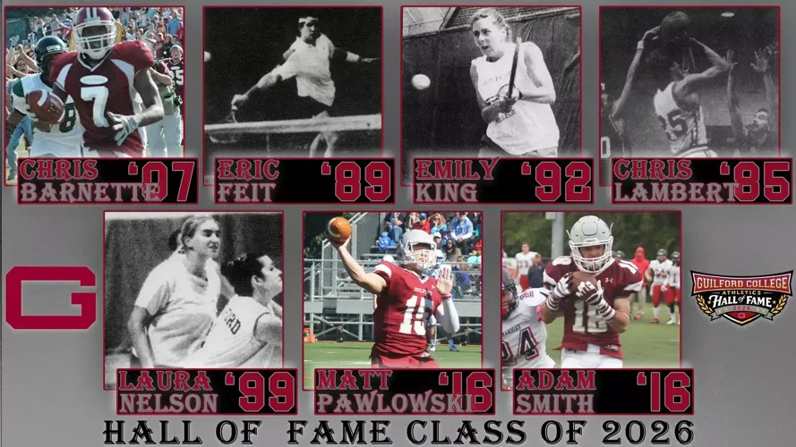 Seven Guilford Greats Selected As 57th Class To Athletics Hall of Fame