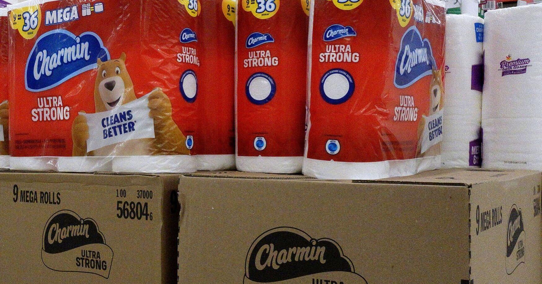 Procter & Gamble Charmin Super Mega Rolls toilet paper — 306ct to 264ct