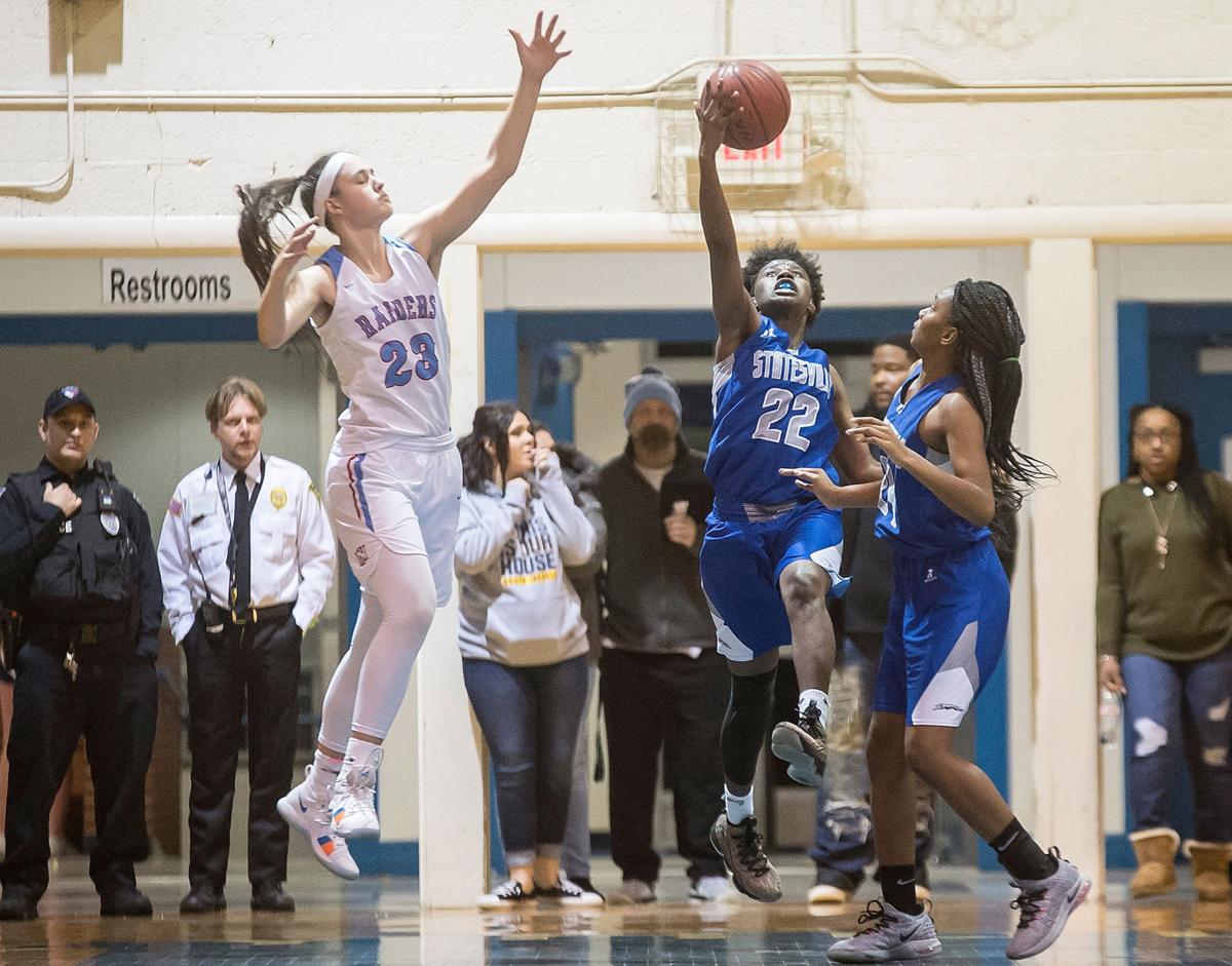 High School Basketball Statesville Girls Knock Off North Iredell
