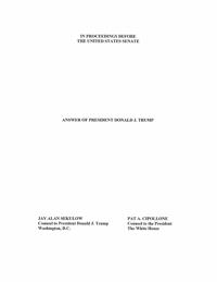Read for yourself: Trump lawyers call impeachment case ...