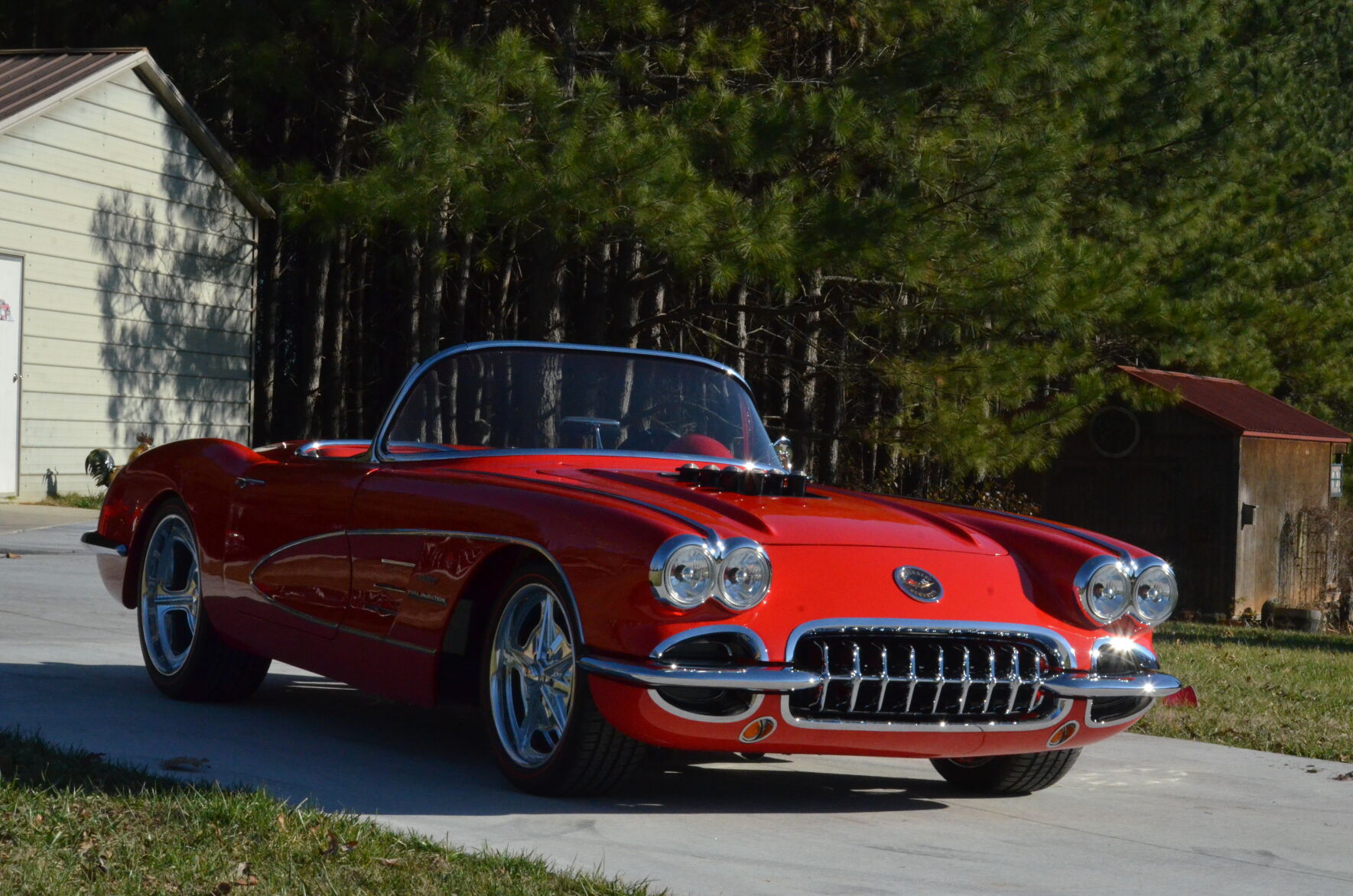Jerry Lyndon's 1959 Chevrolet Corvette Custom.