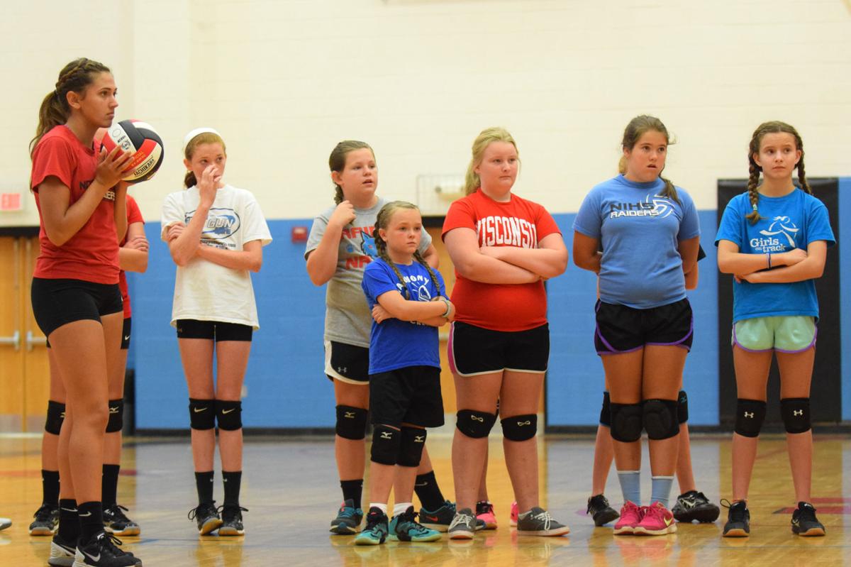 North Iredell High School Youth Volleyball Camp 6292016