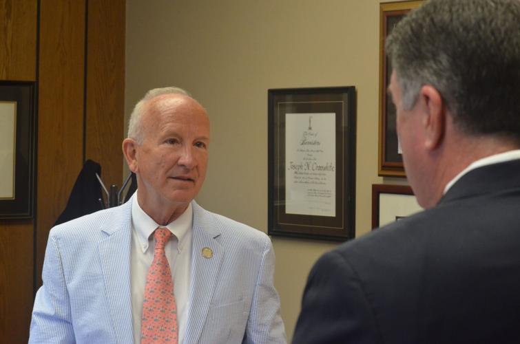Chief Justice Paul Newby visits Iredell County Hall of Justice to