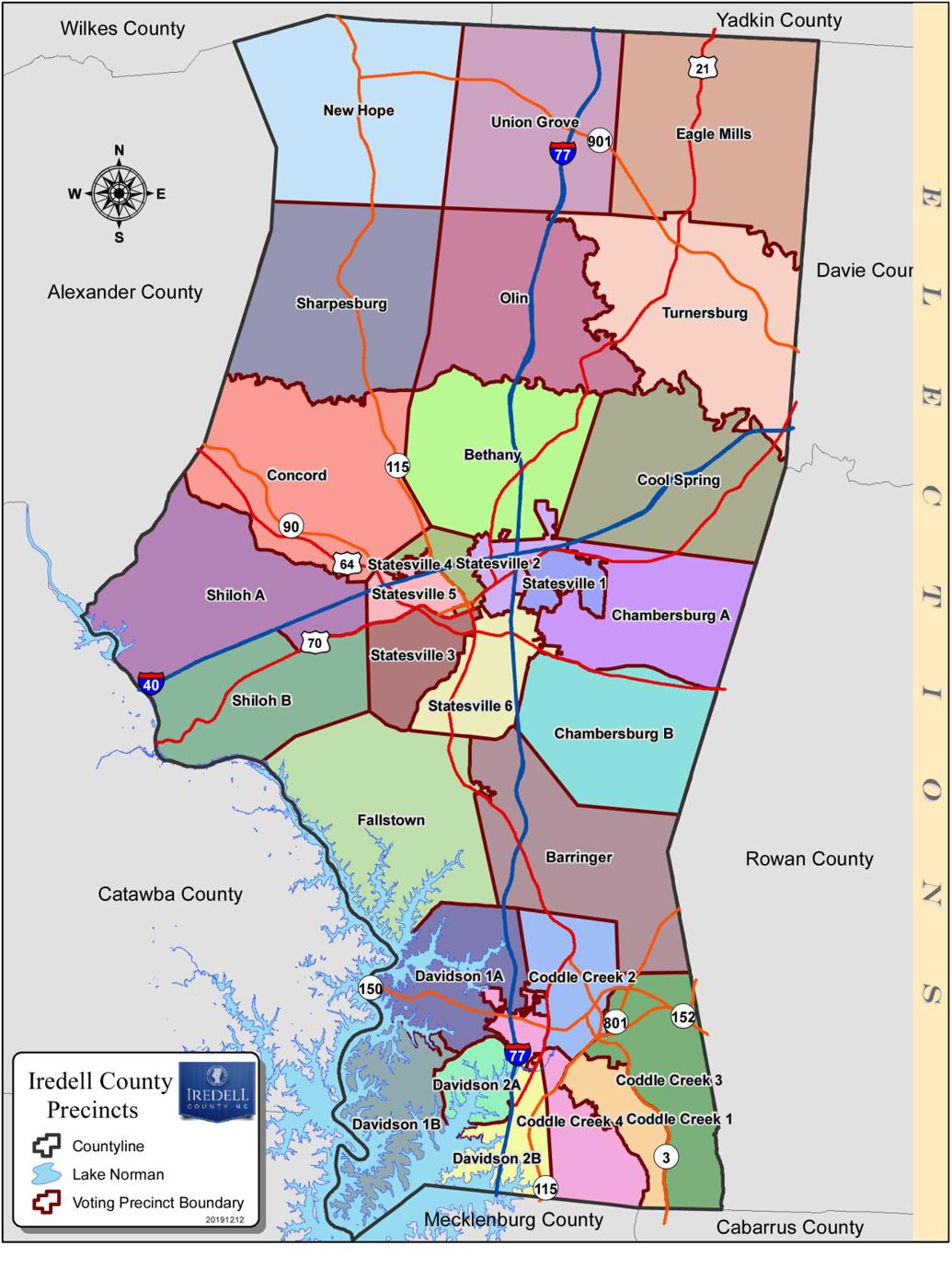 Where to vote in Iredell County