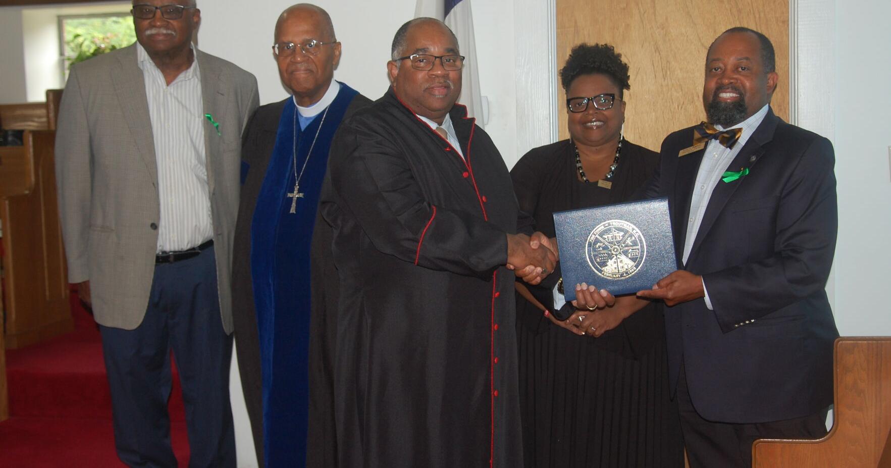 Troutman's Zion Wesley AME Church recognized as historical landmark