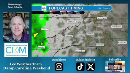 Showers and storms in NC this weekend, here's the forecast - Vimarsana News
