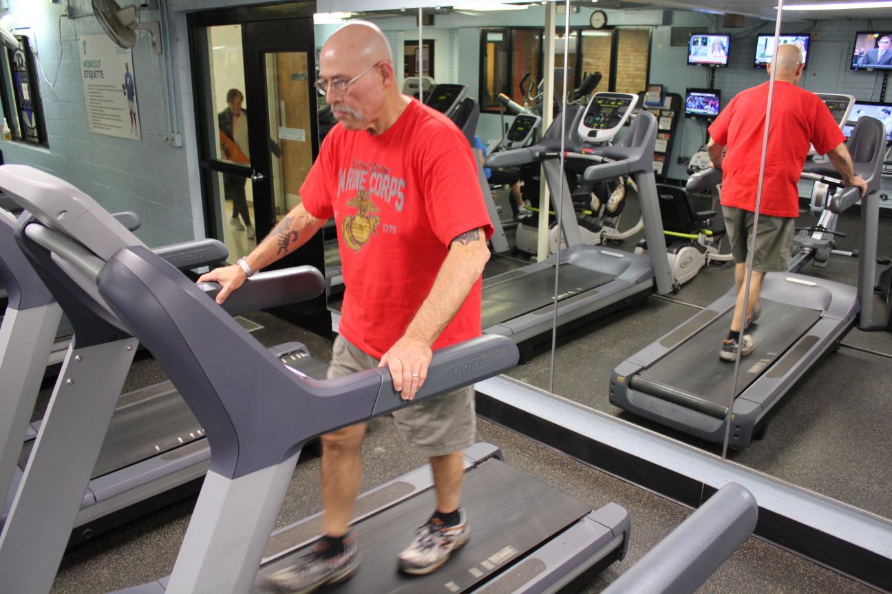 Treadmill vegetables help YMCA regular shed pounds