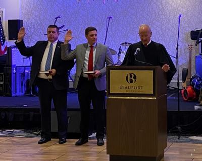 Iredell Clerk of Superior Court Jim Mixson receives #39 Boots on the