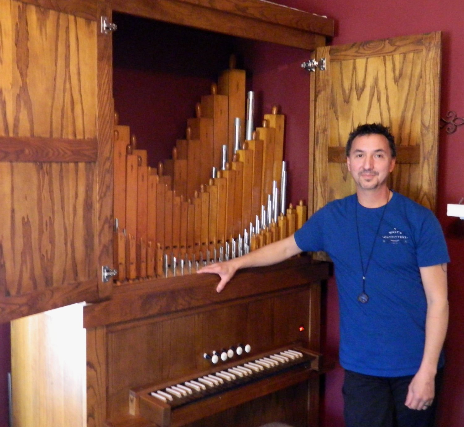 Homemade deals pipe organ