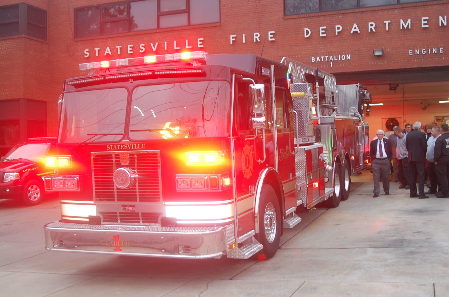 Modern fire truck welcomed with ceremony rooted in tradition