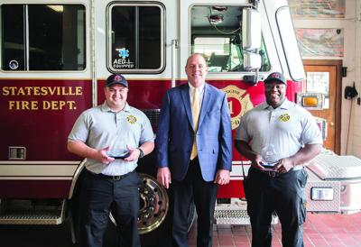 2 Statesville Firefighters Honored As Hometown Heroes