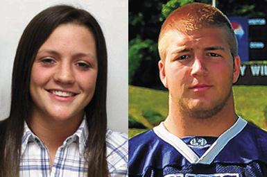 Shatley, Ford North Carolina male, female athletes of the year