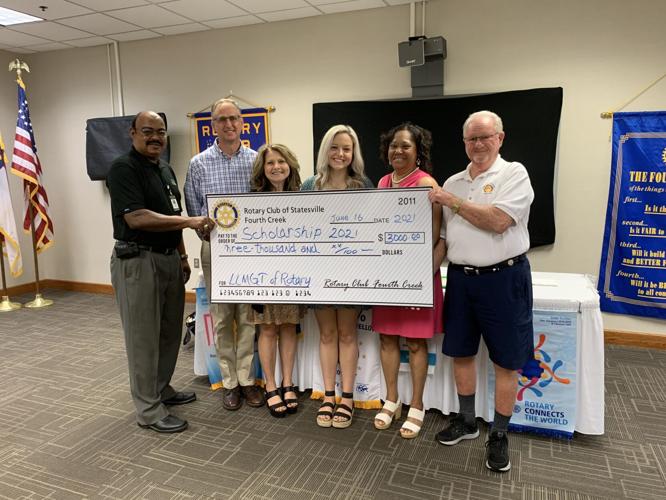 Statesville Fourth Creek Rotary Club presents scholarships