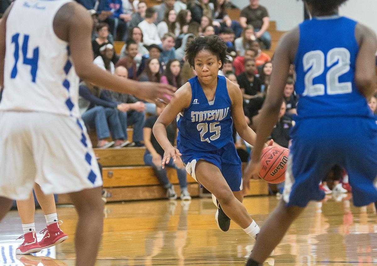 High School Girls Basketball Asheboro Executes At Free Throw Line