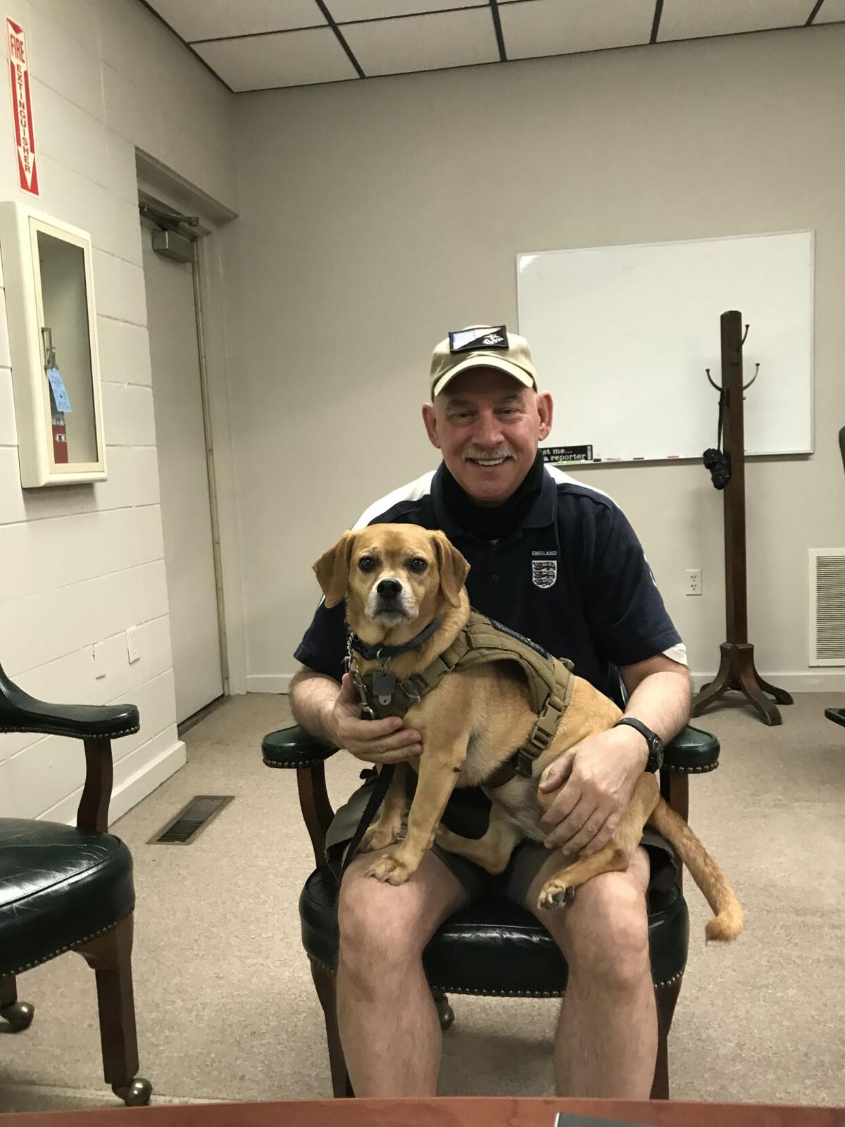 Watch Now God Sent The Dog Shelter Pup Book Helping David Childers Deal With Nightmares Local News Statesville Com