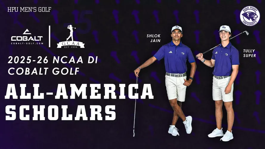 Jain and Super Named 2025-26 Cobalt Golf All-America Scholars