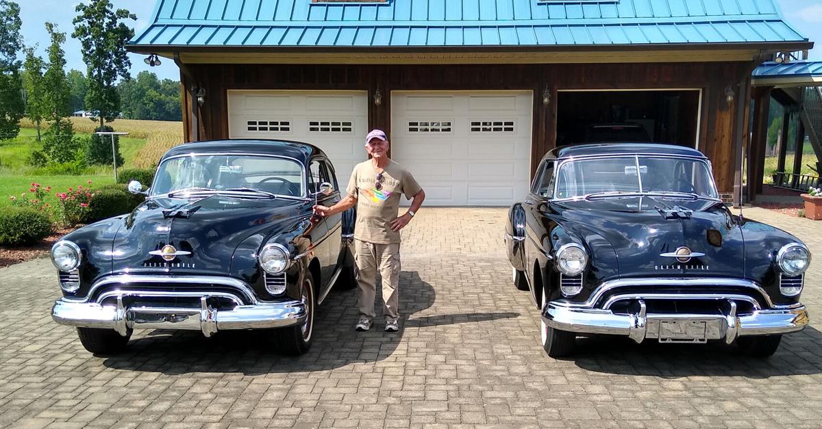 My Classic Car Richard Jimbo Shaver S 1950 Oldsmobile 88 Holiday Coupe 1950 Oldsmobile 88 Club Sedan Torpedo Local News Statesville Com