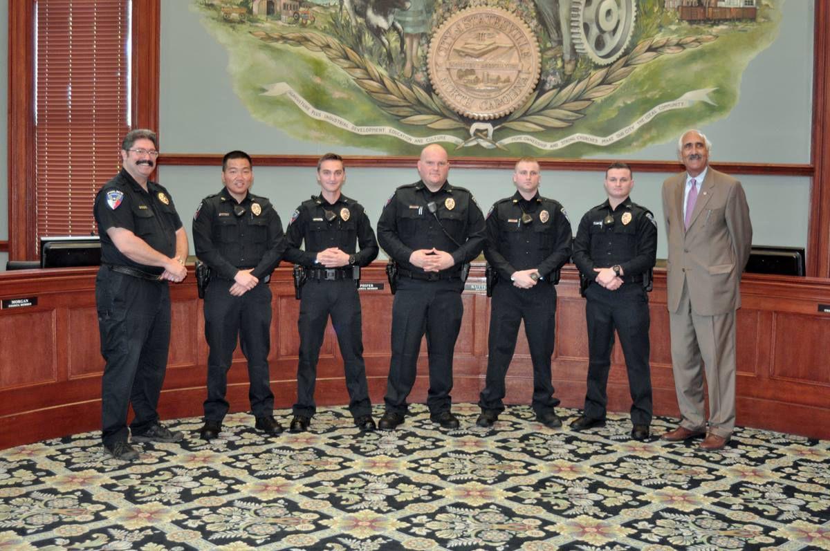 PHOTO Statesville Police Department swearsin new officers News