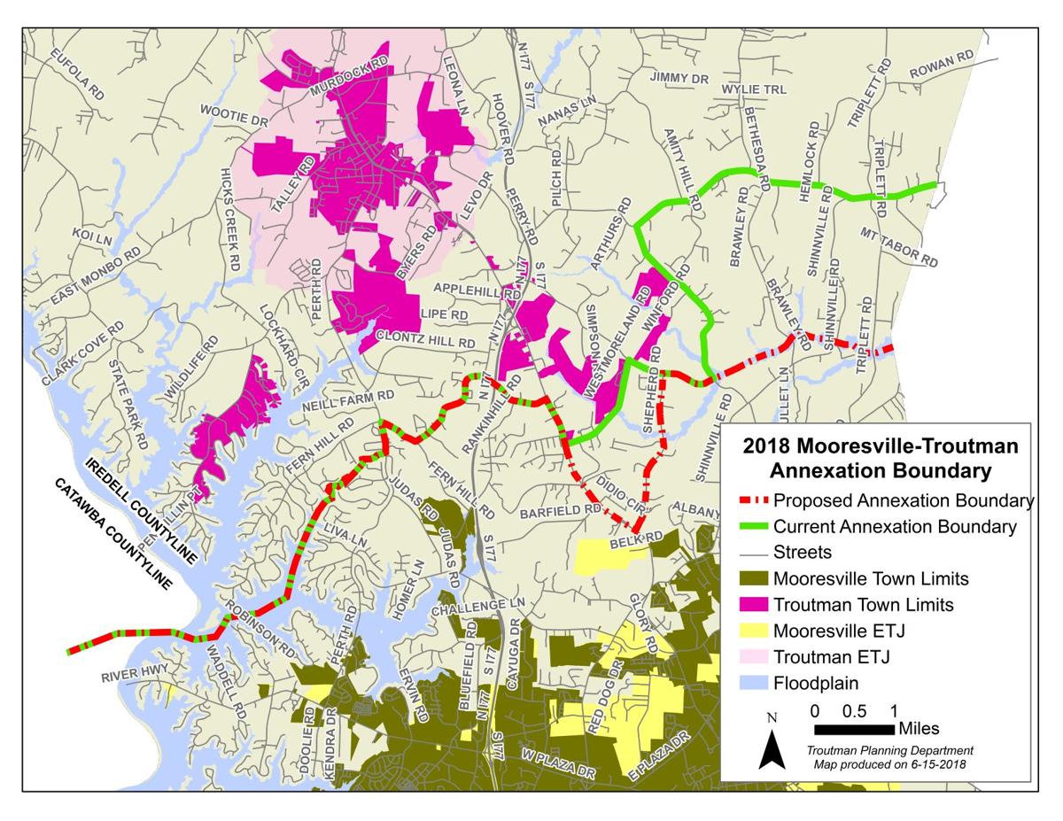 Troutman's potential boundary shifts south