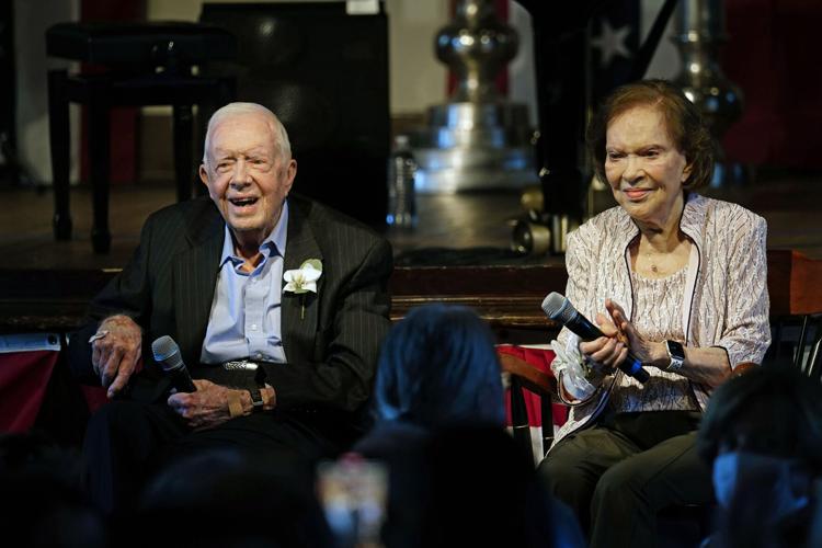 care hospice Former lady Rosalynn Carter first enters