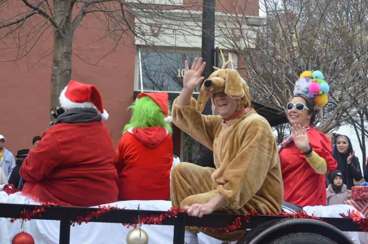 Santa came to town Sunday in Statesville Christmas Parade